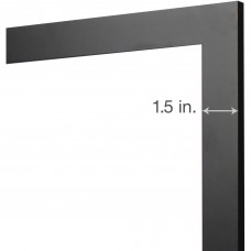 Mainstays Museum 8" x 8" Matted to 4" x 4" Picture Frame, Black, Set of 2   550415024